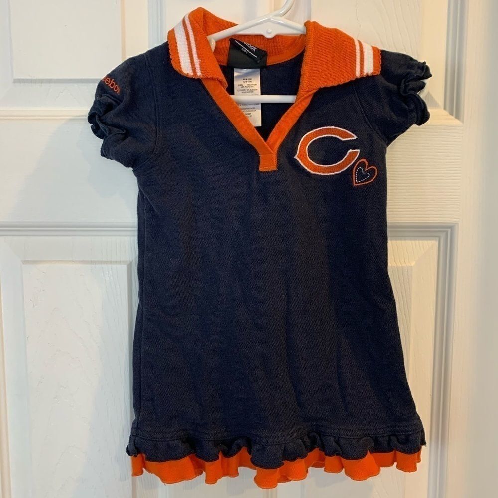 Chicago Bears Reebok Toddler Girls Polo Dress